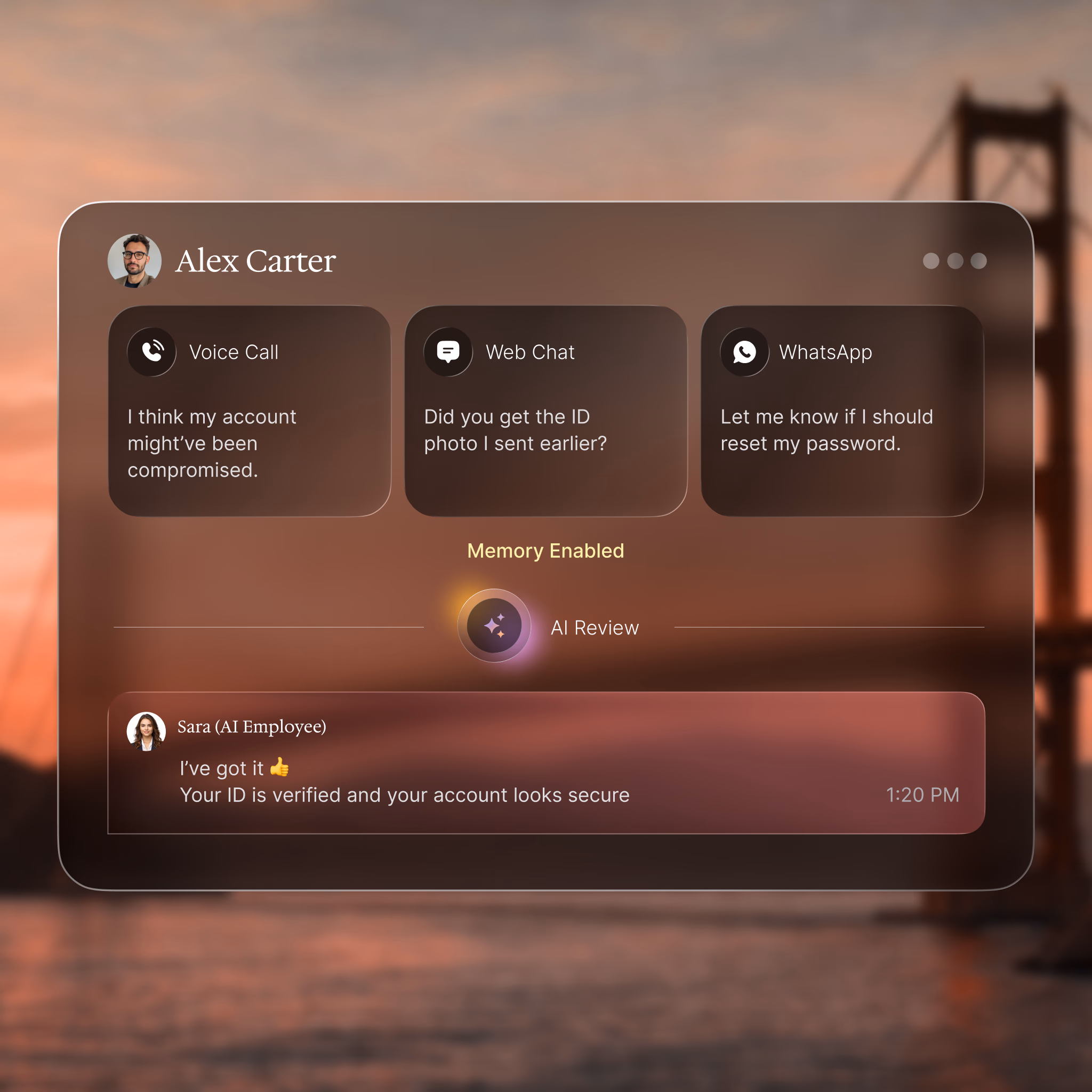 Emotion indicator with empathy mode